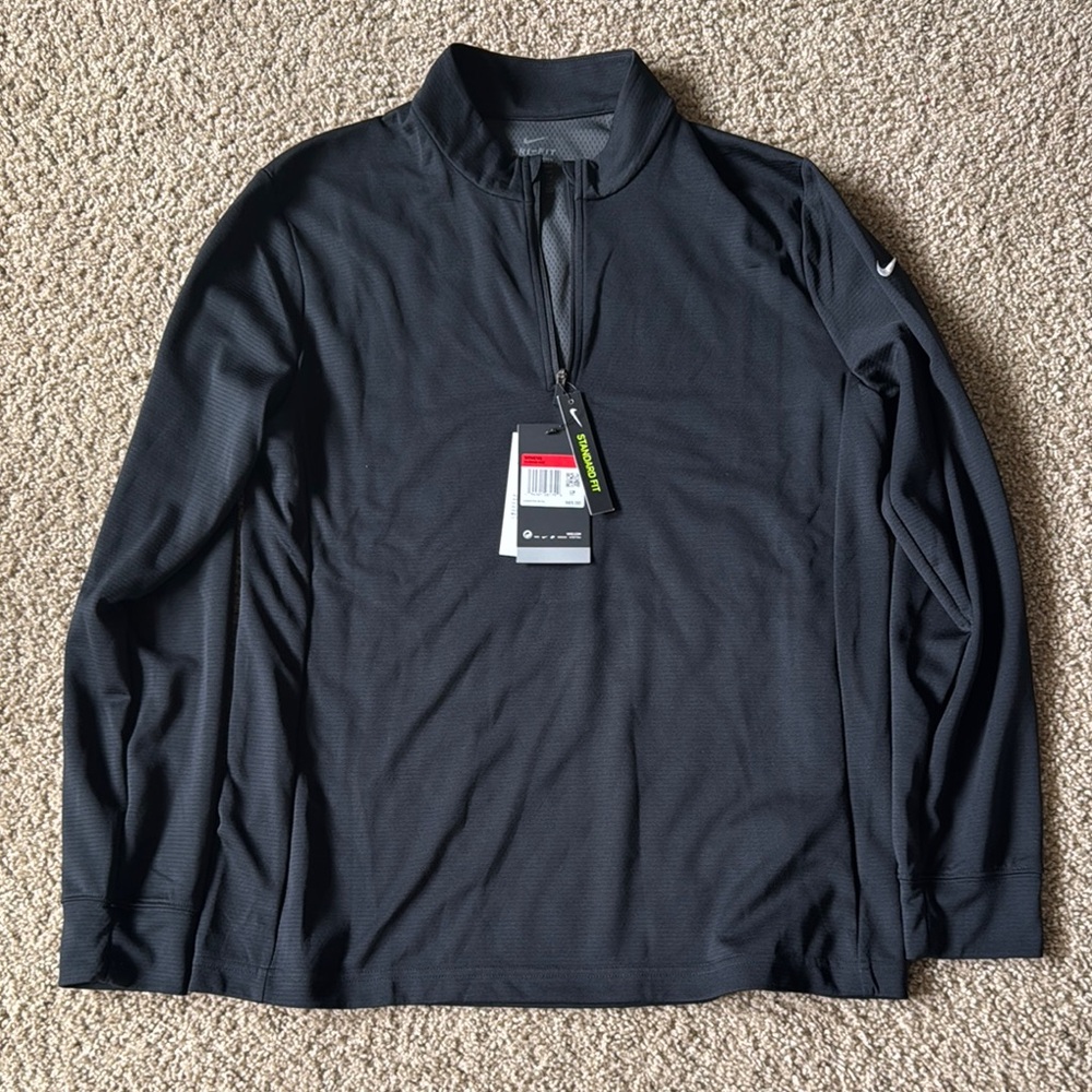Nike Black Lightweight Performance Shirt Jacket